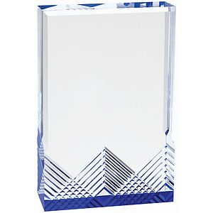 Blue Apex Mirage Acrylic Award (4 14 x 6)