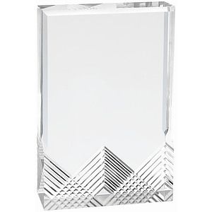 Silver Apex Mirage Acrylic Award (4 14 x 6)