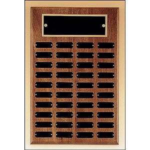 Walnut Perpetual 40 Plate Plaque (13 x 20)