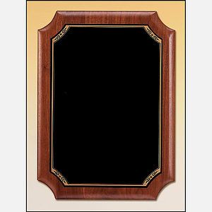 Walnut Plaque wNotched Corners (11 x 15)