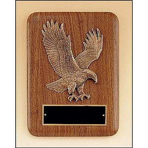 Walnut Plaque with Eagle Casting (9 x 12)