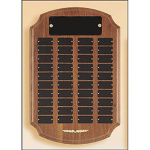 Walnut Ornate Perpetual Plaque (12 x 18)