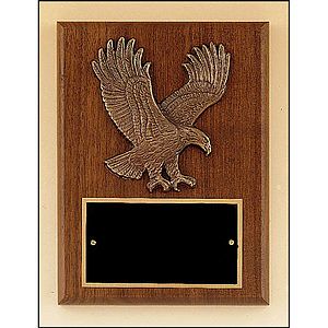 Walnut Plaque with Eagle Casting (6 x 8)