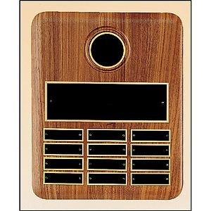 Solid Walnut Perpetual Plaque (10.5 x 13)