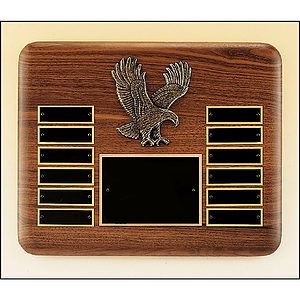 Eagle Walnut Perpetual Plaque (10.5 x 13)