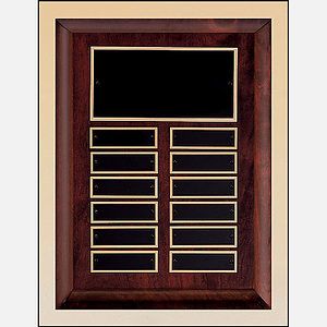 Cherry Finish Wood Perpetual Plaque (9 x 12)