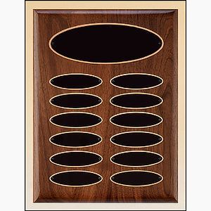 Walnut Perpetual Plaque (9 x 12)