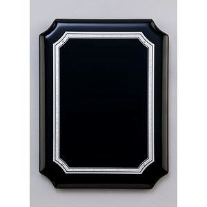 Black High Gloss Plaque 9x12