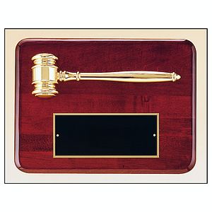 Rosewood Piano Finish Plaque 9x12