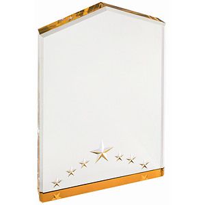 7 Gold Star Point Acrylic