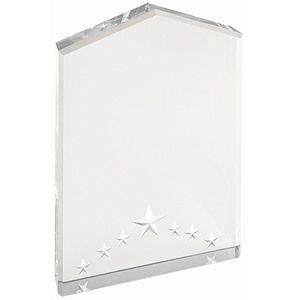 7 Silver Star Point Acrylic