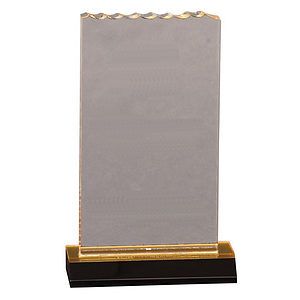 4 x 6 Gold Reflection Ice Top Acrylic