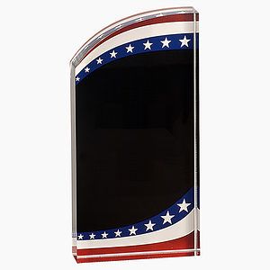 3 12 x 7 Stars  Stripes Rounded Acrylic