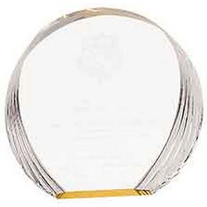 5 38 x 5 Gold Round Acrylic