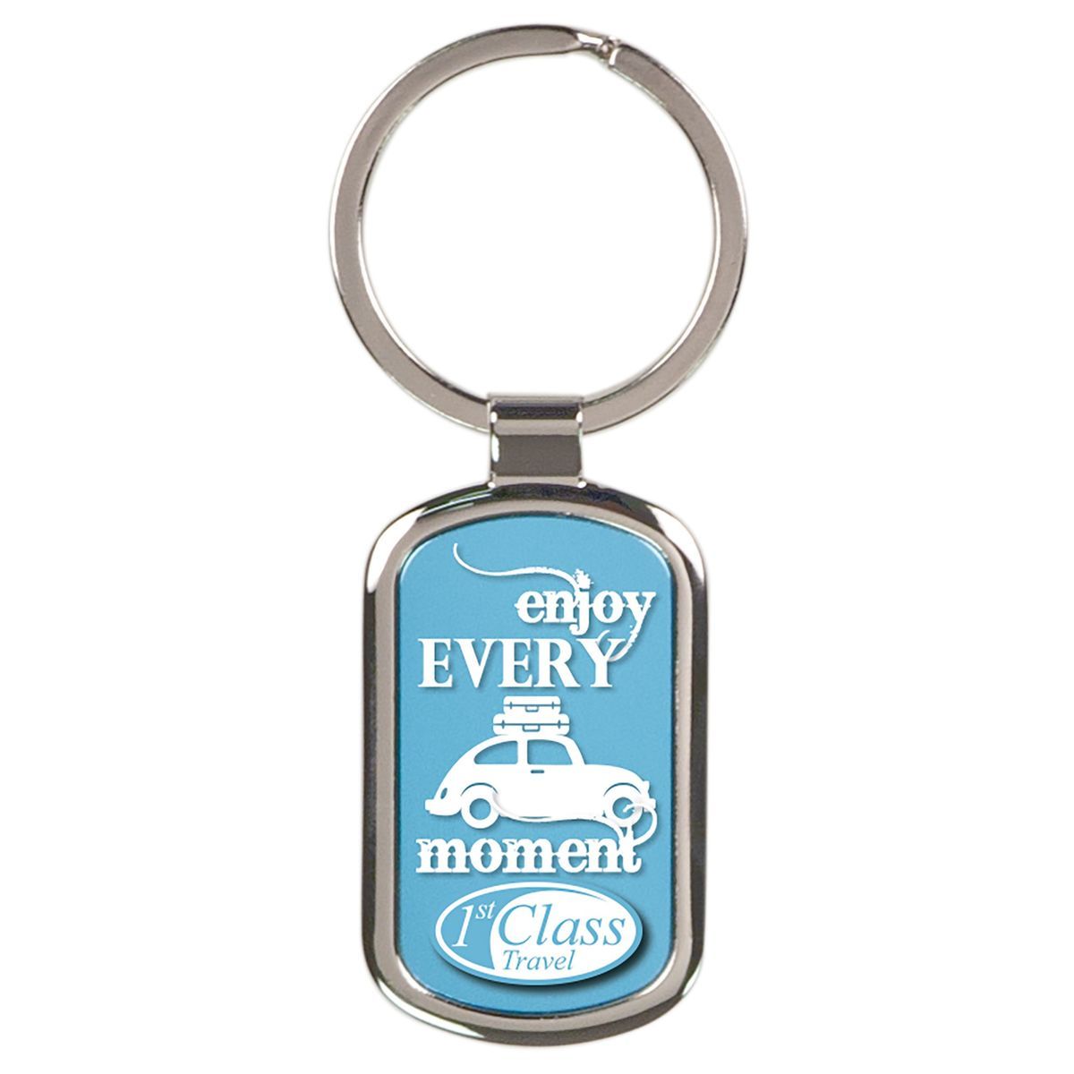 Dl Office Color Key Rings Custom Rectangle Full Color Key Ring 3 12 Personalized With Your Logo ...