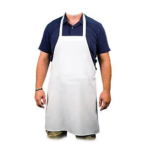 White Full Color Apron