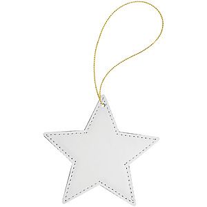 4 Subli-Tru Full Color Star Ornament with Gold String