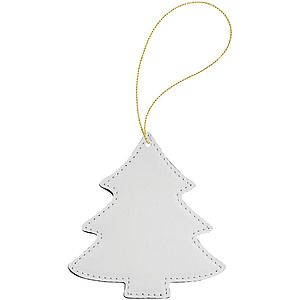 Subli-Tru Full Color Tree Ornament with Gold String