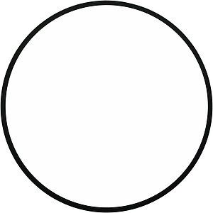 8 18 inch Full Color Round Plaque with Black Edge