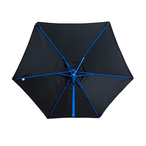 7' Colored Steel Market Umbrella