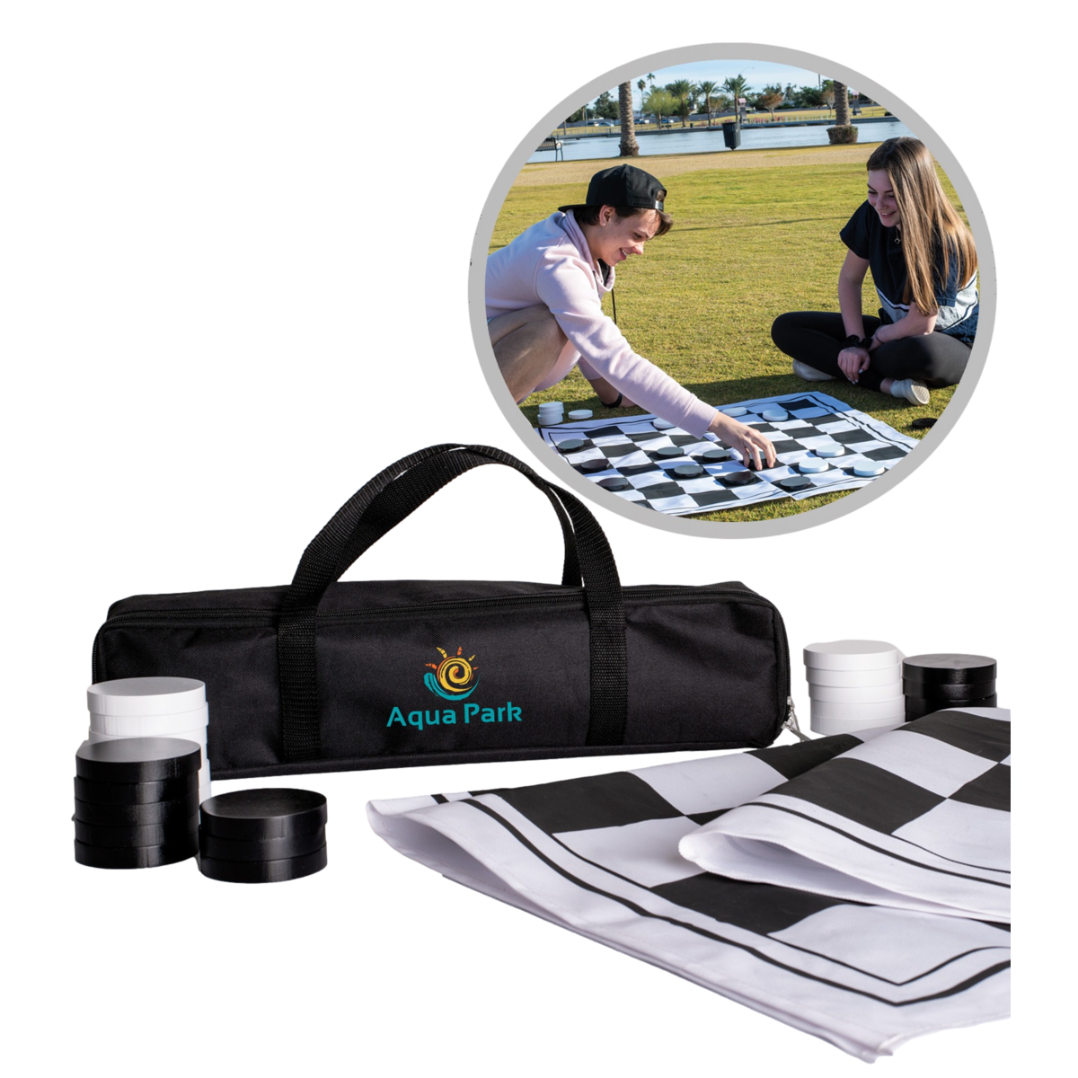 Giant Checkers Game