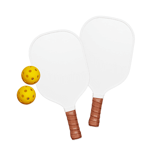 Smasher Pickleball Set White