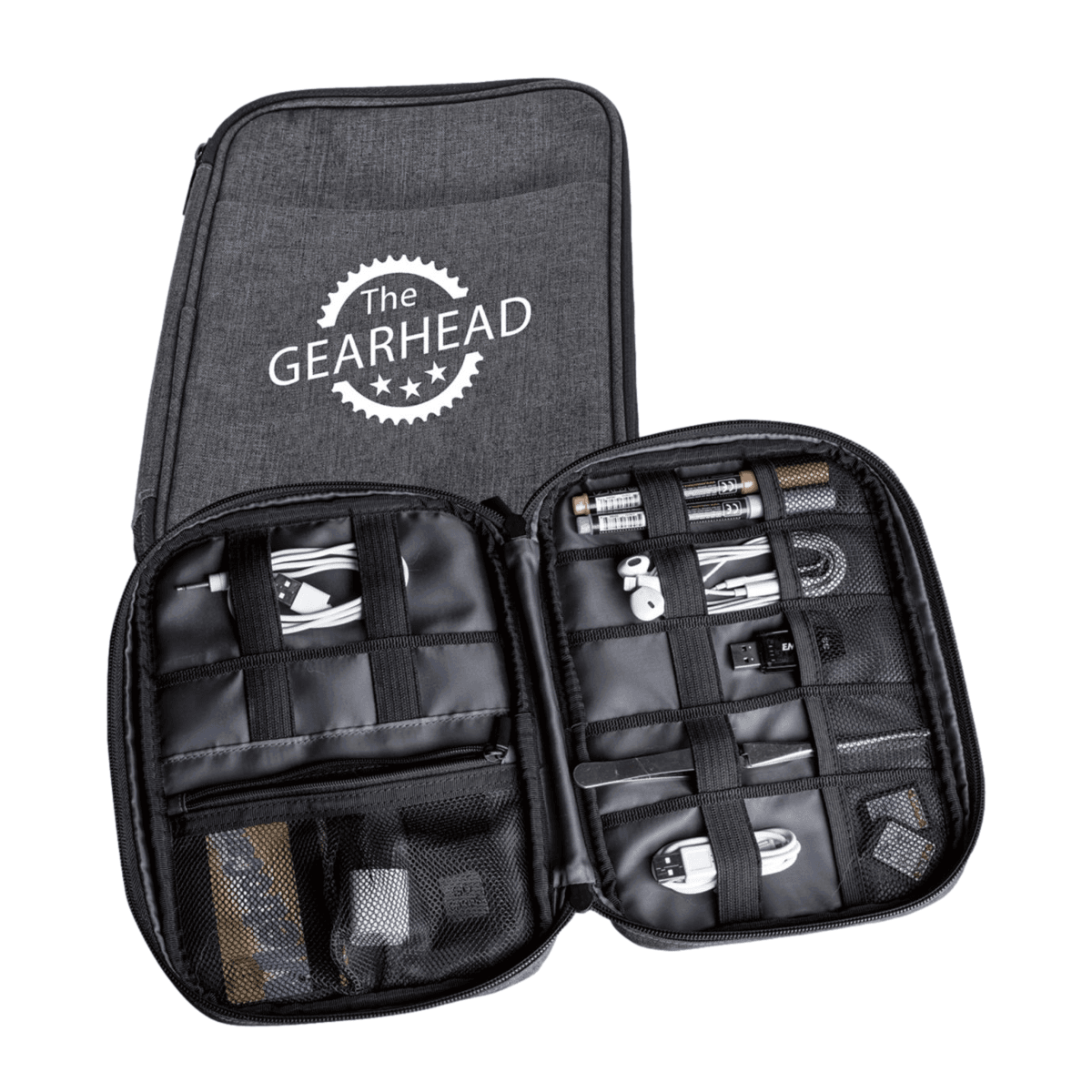 Zippered Tech Organizer Carrying Case