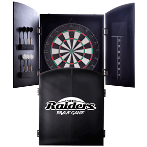 Dartboard with Cabinet