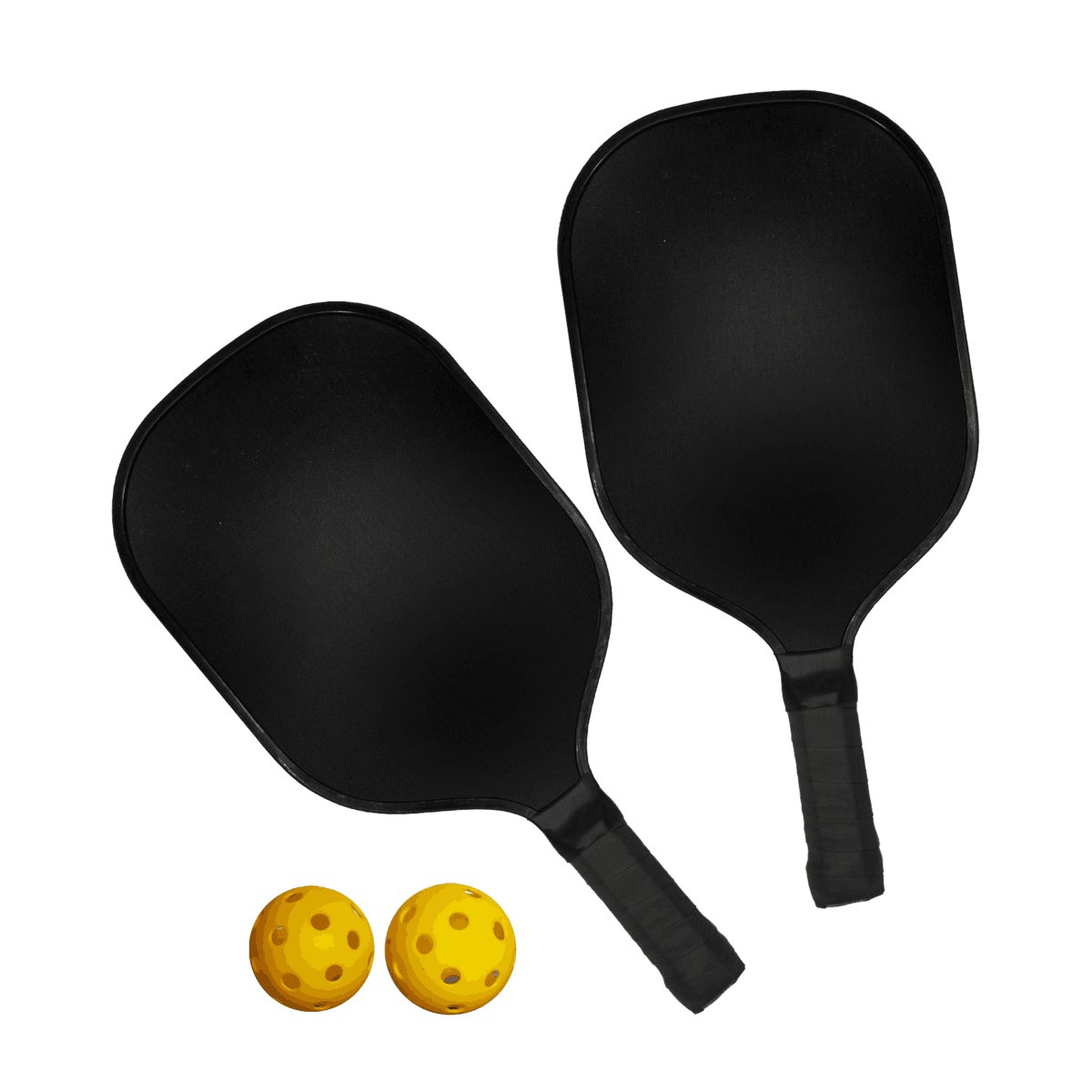 Smasher Pickleball Set Black (Full Color)
