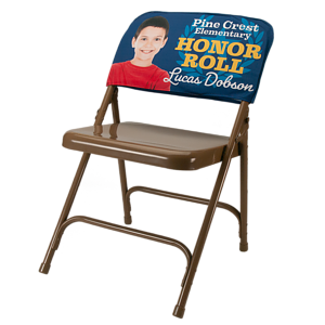 11" x 20" Full Color Chair Back Cover