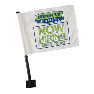 11" x 15" Economy Car Flag