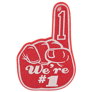12" #1 Foam Finger