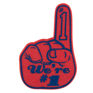 12" #1 Foam Finger