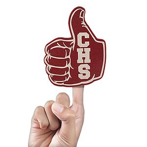 5" Thumbs Up Foam Mini