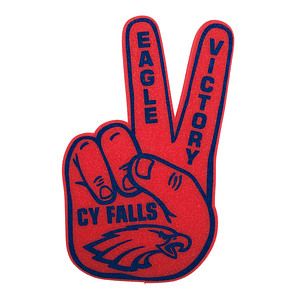 17.5" Peace/Victory Foam Mitt