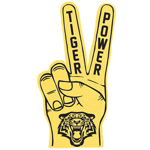 22.5" Peace/Victory Foam Mitt