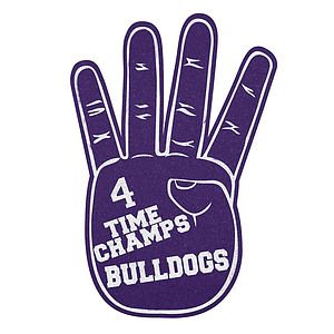 17" Four Fingers Foam Mitt