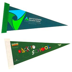 4" x 10" Full Color Felt Pennant