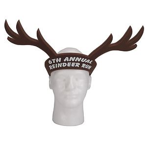 19" Foam Deer Antlers Visor