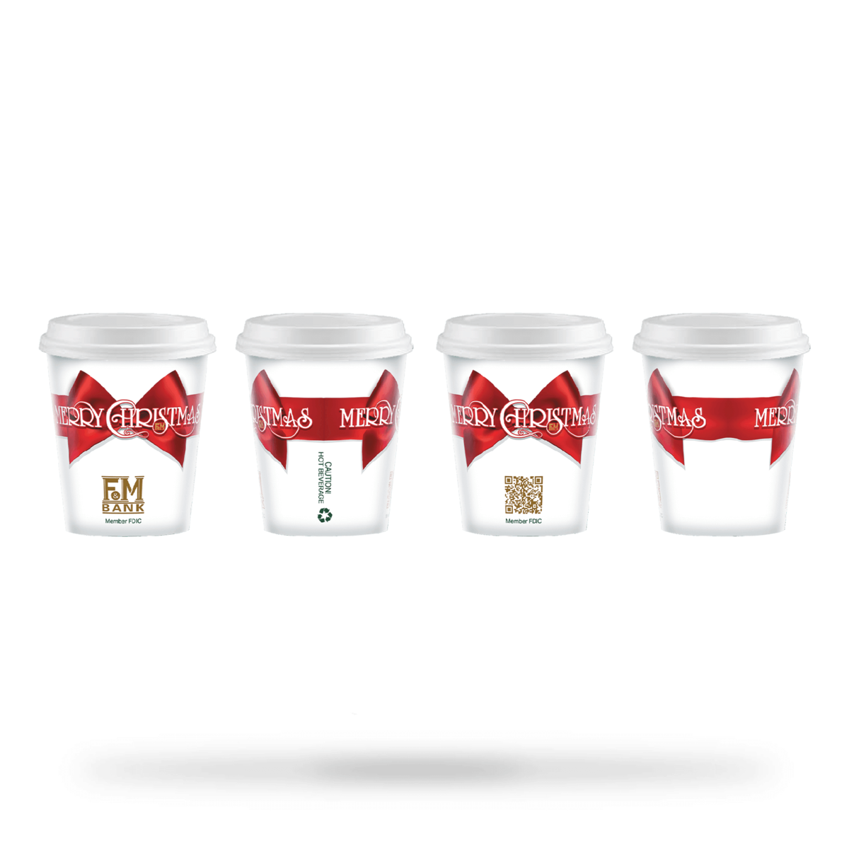 9 oz. Tall Recycled Paper Hot Cups with Lids