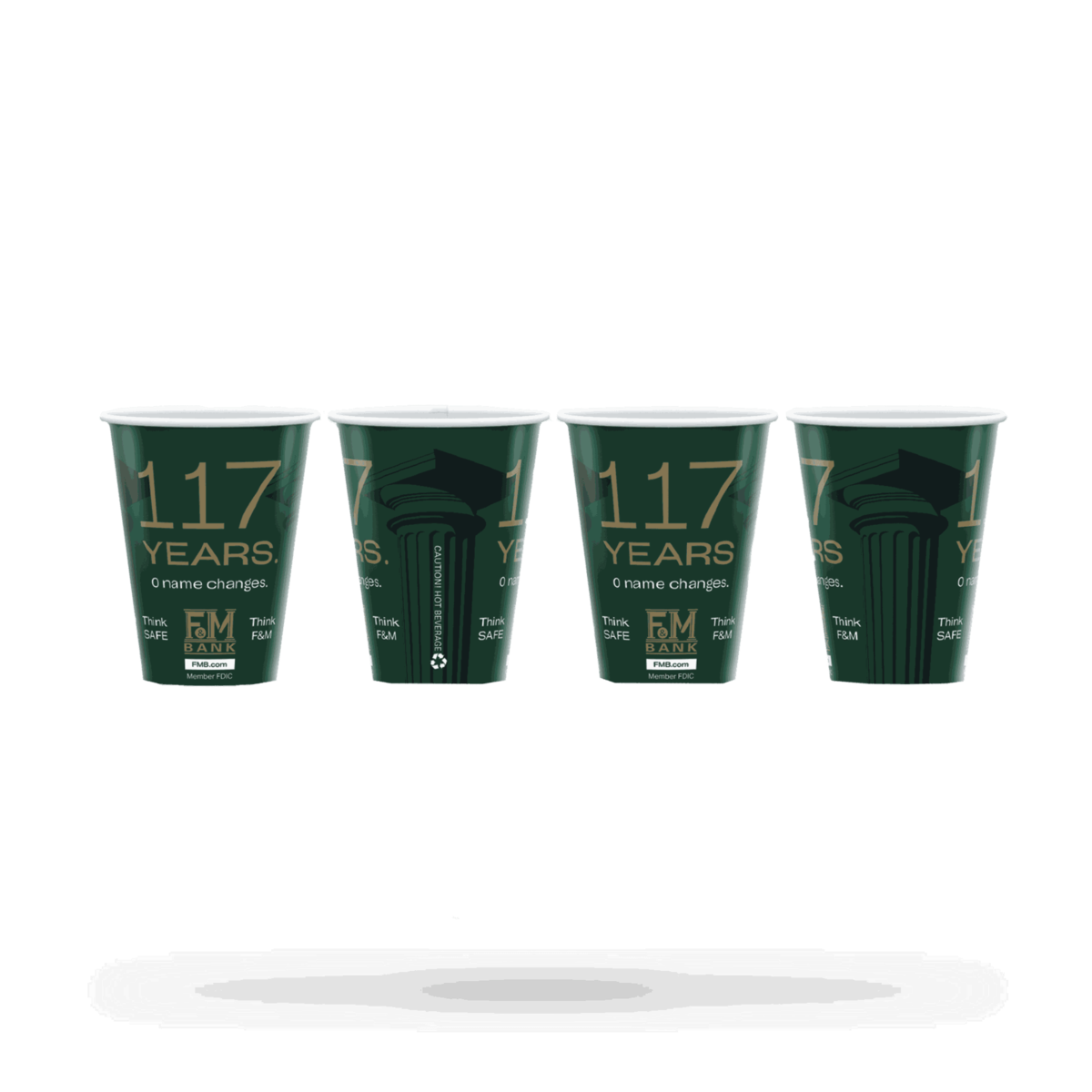 12oz Tall-Heavy Duty Paper Hot Cup with Lids (Pack of 500)