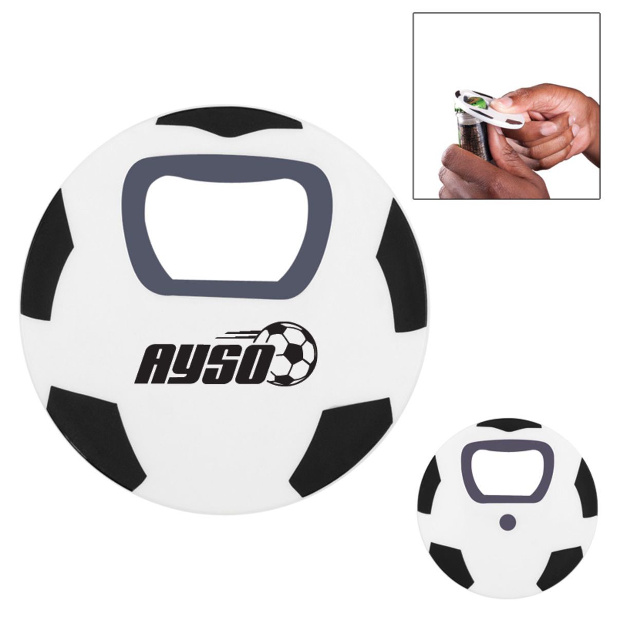 Soccer ball bottle opener Corporate Specialties