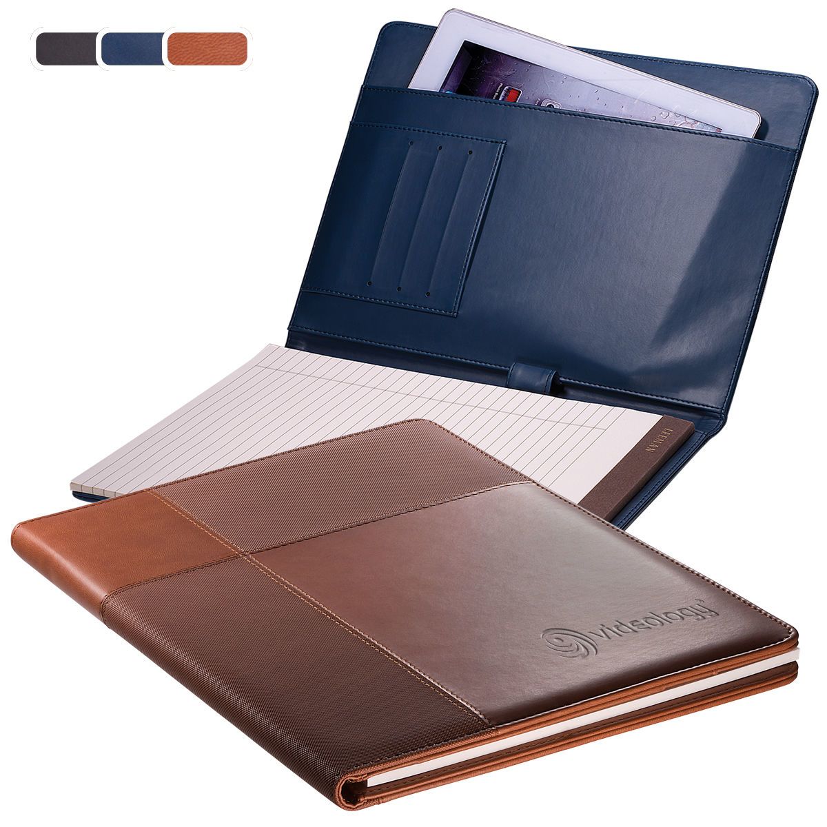 Promotional Duotextured tuscany™ padfolio Personalized With Your