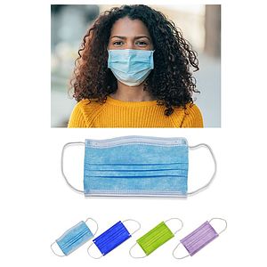 Adult 3-Ply Non Woven Face Mask