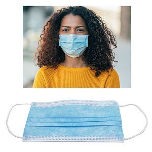 Adult 3-Ply Non Woven Face Mask
