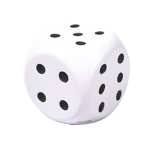 Dice Shape Stress Ball