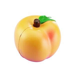 Peach Shape Stress Ball