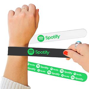 Pantone Matched Silicone Slap Bracelets