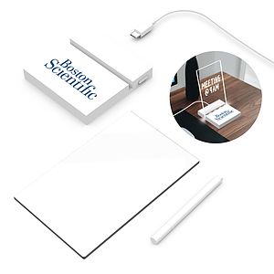 ClearPad Glow : Transparent memo pad with glow-up base