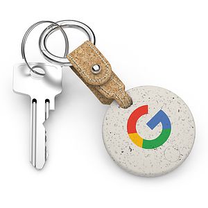 EcoSpot Pro: Eco-Conscious Bluetooth Tracker with Cork Keychain